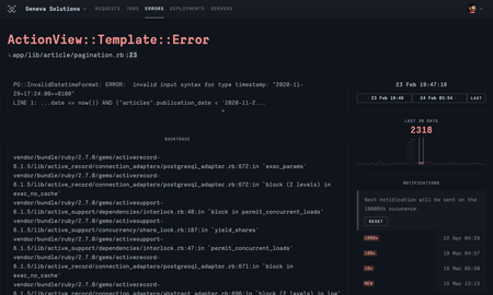 RoRvsWild Ruby error details