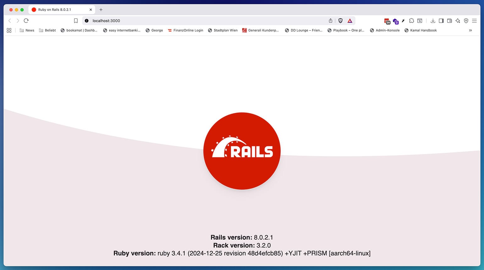 Rails splash screen in browser